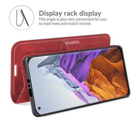 Чехол-книжка Retro Calf Pattern Buckle для Xiaomi Mi 11 Pro 4G / 5G - красный