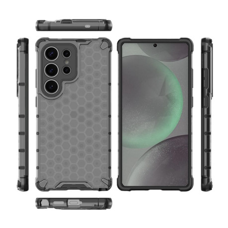 Противоударный чехол Honeycomb на Samsung Galaxy S25 Ultra 5G - черный