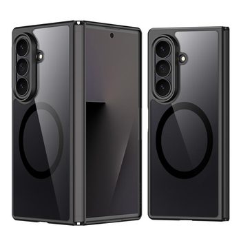 Чохол DUX DUCIS Aimo Mag гібридний TPU+PC з MagSafe матовий Frosted Feel на Samsung Samsung Galaxy Fold8 Ultra / Fold7 5G — чорний