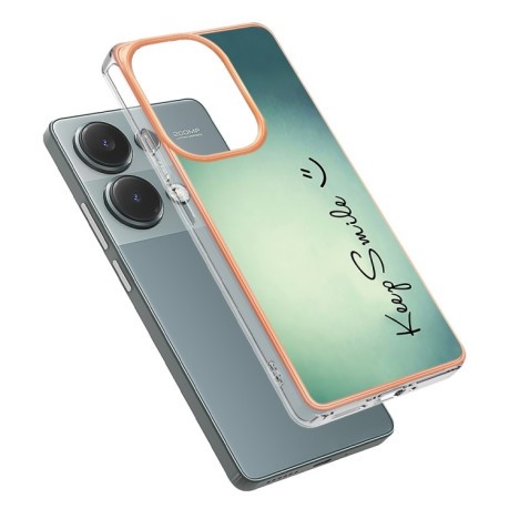 Протиударний чохол Electroplating IMD для Xiaomi Redmi Note 14S/ 13 Pro 4G / POCO M6 Pro 4G - Smile