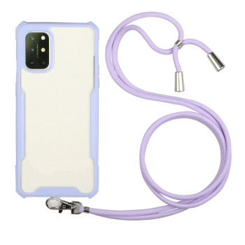 Чехол Acrylic Neck Lanyard для Xiaomi Redmi 9T/Poco M3 - фиолетовый