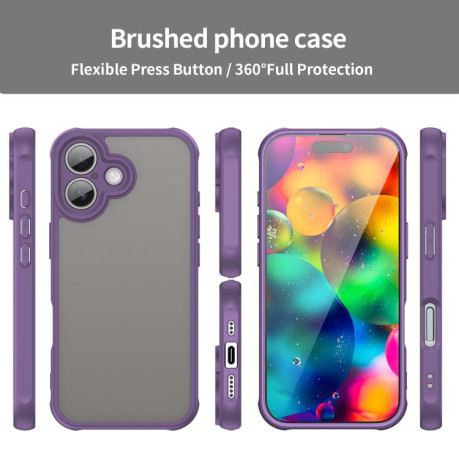 Чехол Fan Dun Series TPU Hybrid PC на iPhone 17 - фиолетовый