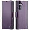 Чохол-книжка CaseMe 023 Butterfly Buckle Litchi RFID Anti-theft Leather  для Samsung Galaxy S25+ 5G - фіолетовий