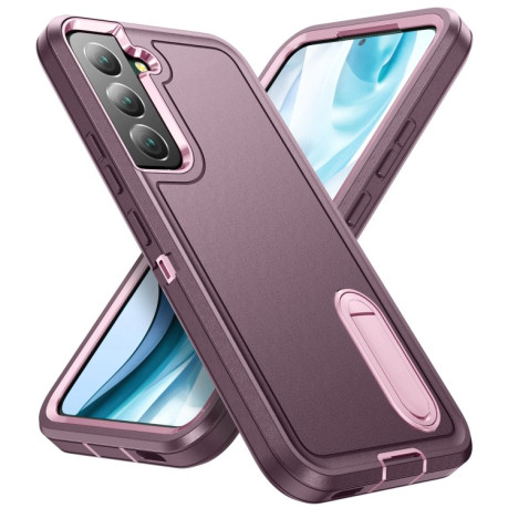 Противоударный чехол 3 in 1 Rugged Holder для Samsung Galaxy S23 5G - фиолетовый