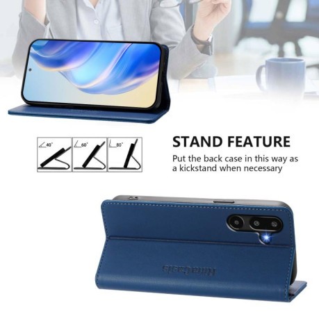 Чехол-книжка RC01 Dual-Folded Magnetic Suction RFID Leather на Samsung Galaxy M16 / F16 5G Global - синий