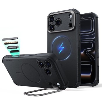 Оригінальний чохол ESR Cyber Tough Kickstand з MagSafe для iPhone 17 Pro Max / 18 Pro Max — чорний