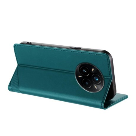Чохол-книжка Embossed Multi-functional Wallet Retro Leather на Realme 14 Pro+ - зелений