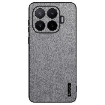Чехол Tree Bark Leather Shockproof на Xiaomi 17T 5G — серый