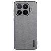 Чехол Tree Bark Leather Shockproof на Xiaomi 17T Pro 5G — серый
