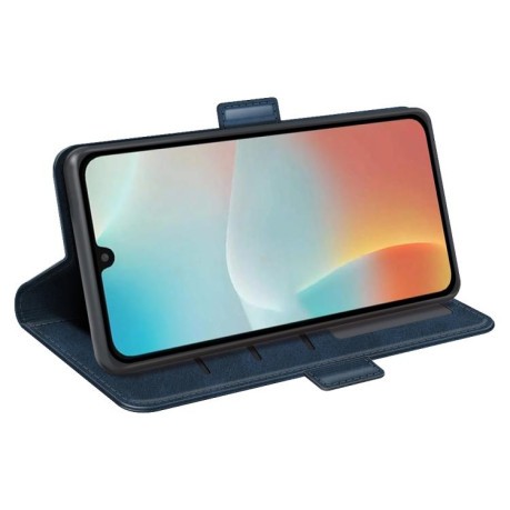 Чехол-книжка Dual-side Magnetic Buckle для на Samsung Galaxy M16 / F16 - синий