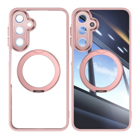 Противоударный чехол MagSafe Acrylic Hybrid для Samsung Galaxy A16 5G - розовый