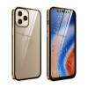 Двосторонній магнітний чохол Adsorption Metal Frame для iPhone 12 Pro Max - золотий