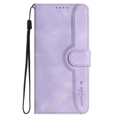 Чохол-книжка Skin Feel Heart Amile для Infinix Note 50 Pro 4G - фіолетовий