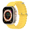 Силіконовий ремінець Ocean для Apple Watch Ultra 49mm/45mm /44mm - жовтий