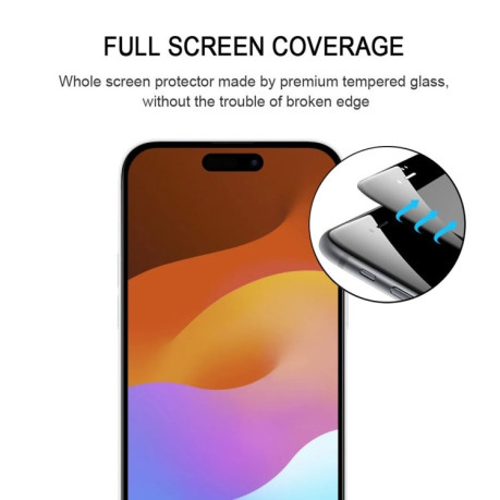 Защитное стекло 3D Full Glue Full Screen на iPhone 15 Plus
