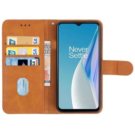 Чехол-книжка EsCase для  OnePlus Nord N20 SE/OPPO A57s  - коричневый