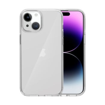Противоударный чехол Terminator Style для iPhone 15 Plus - прозрачный