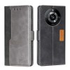 Чехол-книжка Contrast Color для Realme 11 Pro / 11 Pro+ 5G - Black + Grey