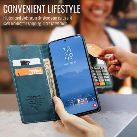 Чохол-книжка CaseMe-013 Multifunctional для Samsung Galaxy S25+ 5G - синій