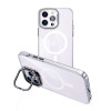 Протиударний чохол MagSafe Magnetic Holder для iPhone 15 Pro Max - сріблястий