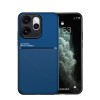 Противоударный чехол Tilt Strip Grain на OPPO Reno15 F 5G — синий