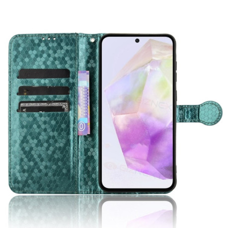 Чохол-книжка Honeycomb Dot  для Samsung Galaxy A36 5G - зелений