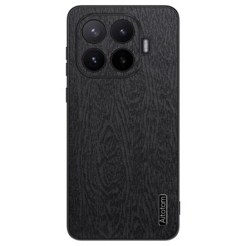 Чохол Tree Bark Leather Shockproof на Xiaomi 17T Pro 5G — чорний