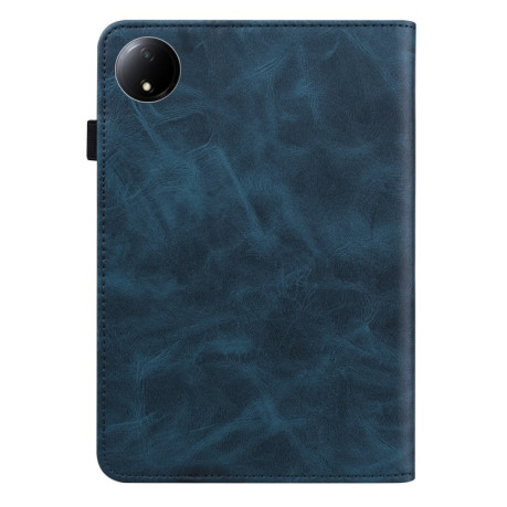 Чохол Solid Color Stripe Embossed Leather для Xiaomi Redmi Pad SE 8.7 - синій