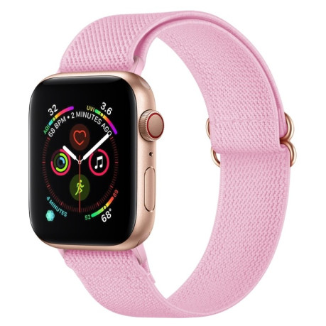 Ремешок Polyester Nylon для Apple Watch 10 46mm/Ultra 49mm / Series 8/7 45mm / 44mm / 42mm/45mm/44mm/42mm - розовый
