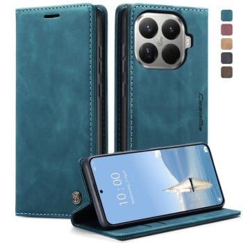 Чохол-книжка CaseMe-013 багатофункціональний з кишенькою на картку на Xiaomi 15T Pro - синій