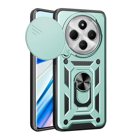 Чохол протиударний Camera Sliding для Xiaomi Redmi 14C 4G/Poco C75/Redmi A4 5G - зелений