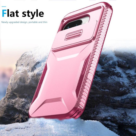 Протиударний чохол Sliding Camshield для Google Pixel 9a - Pink + Rose Red