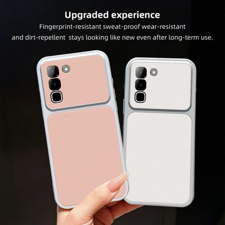 Противоударный чехол Lambskin Series Skin Feel Shockproof с мягким покрытием на Infinix Hot 70 5G / 4G — розовый