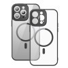 Противоударный чехол Baseus Frame Series для iPhone 14 Pro + стекло - черный