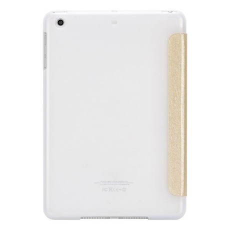 Чехол Tri-Fold Folio Silk Texture золотой для iPad Air