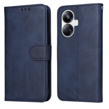 Чехол-книжка Classic Calf Texture для Realme 10 Pro+ 5G - синий