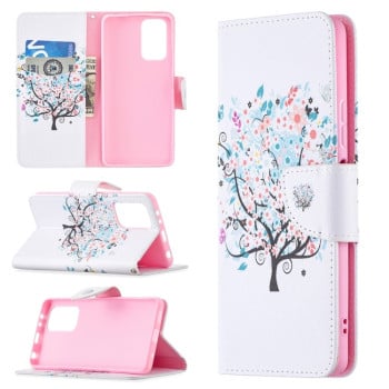 Чехол-книжка Colored Drawing Series на Xiaomi Redmi Note 10 Pro / Note 10 Pro Max - Tree