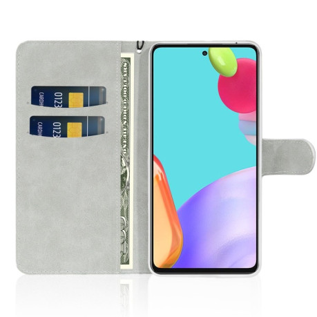 Чехол-книжка Powder Glitter для Samsung Galaxy A33 5G - серебристый
