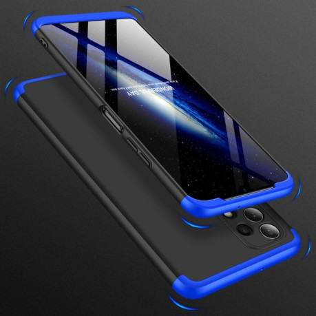 Противоударный чехол GKK Three Stage Splicing Full Coverage на  Samsung Galaxy A32 4G -черно-синий