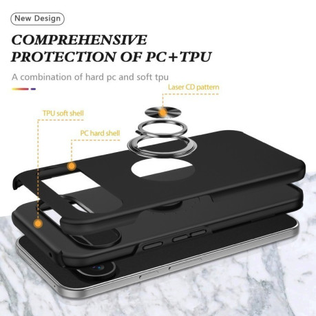 Протиударний чохол HMC 360 Degree Rotating Holder для Google Pixel 9 Pro - чорний