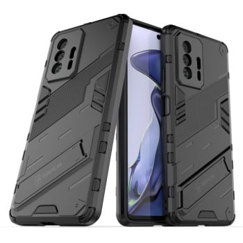 Противоударный чехол Punk Armor для Xiaomi Mi 11T / 11T Pro - черный