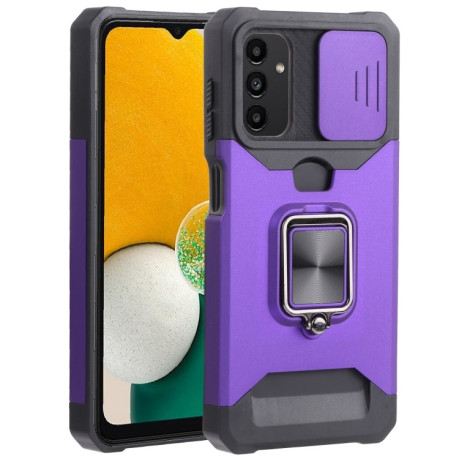 Протиударний чохол Sliding Camera Design для Samsung Galaxy A04s/A13 5G - фіолетовий