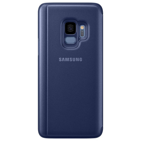 Оригинальный Чехол Samsung Clear View Standing Cover для Galaxy S9 (G960) EF-ZG960CLEGRU - Blue
