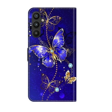 Чехол-книжка Crystal 3D Shockproof Protective Leather для Samsung Galaxy A15 - Butterfly