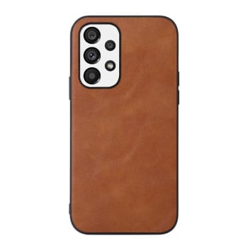 Противоударный чехол Cowhide Texture для Samsung Galaxy A23 4G - коричневый