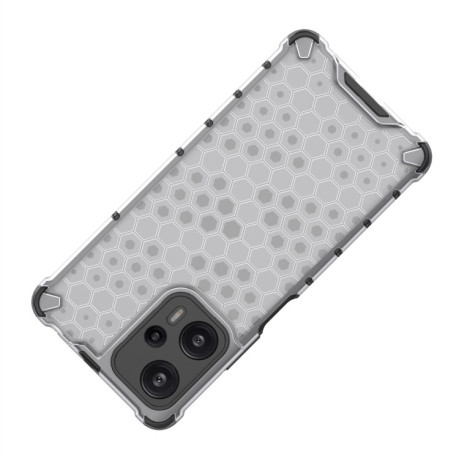 Противоударный чехол Honeycomb для Xiaomi Poco F5 Pro - белый