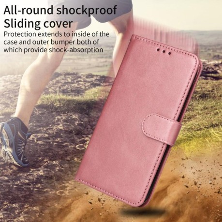 Чоловіча книжка Classic Calf Texture Flip Leather для OPPO Reno13 Global - золото