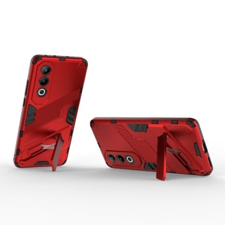 Противоударный чехол Punk Armor на OnePlus Nord CE 4 5G Global - красный
