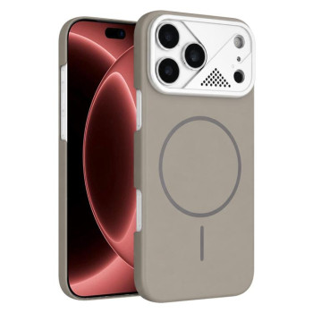 Чохол Ultra-thin Gold Armor PC Magnetic на iPhone 18 Pro Max — титановий