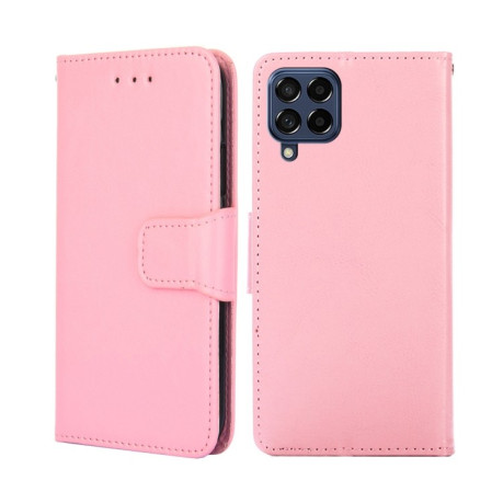 Чохол-книжка Crystal Texture для Samsung Galaxy M53 5G - рожевий
